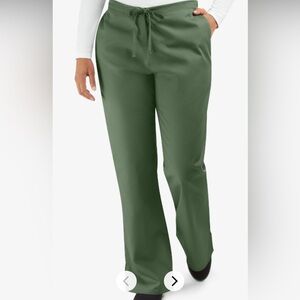 Cherokee Workwear-Women's Small-3-Pocket Flare‎ Leg Drawstring Scrub Pants-EUC